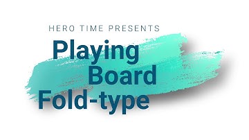 Playing Board Fold Types || Bi-fold game board || Quad-fold game board