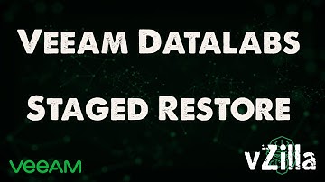 Veeam Staged Restore - Walk & Talk