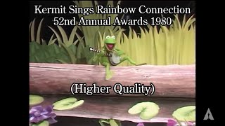 Kermit Sings Rainbow Connection 52nd Annual Awards 1980 (Higher Quality)