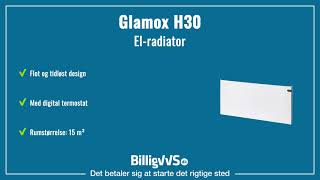 Glamox H30 El-radiator | EAN: 7040666700107 - YouTube