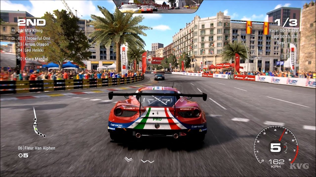 GRID (2019) Barcelona Gameplay (PC HD) [1080p60FPS