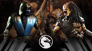 Mortal Kombat X - Blue Steel Sub-Zero Vs Predator (Very Hard)