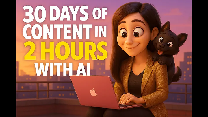 AI Content Creation: Plan 30 Days of Social Media Posts in Just 2 Hours