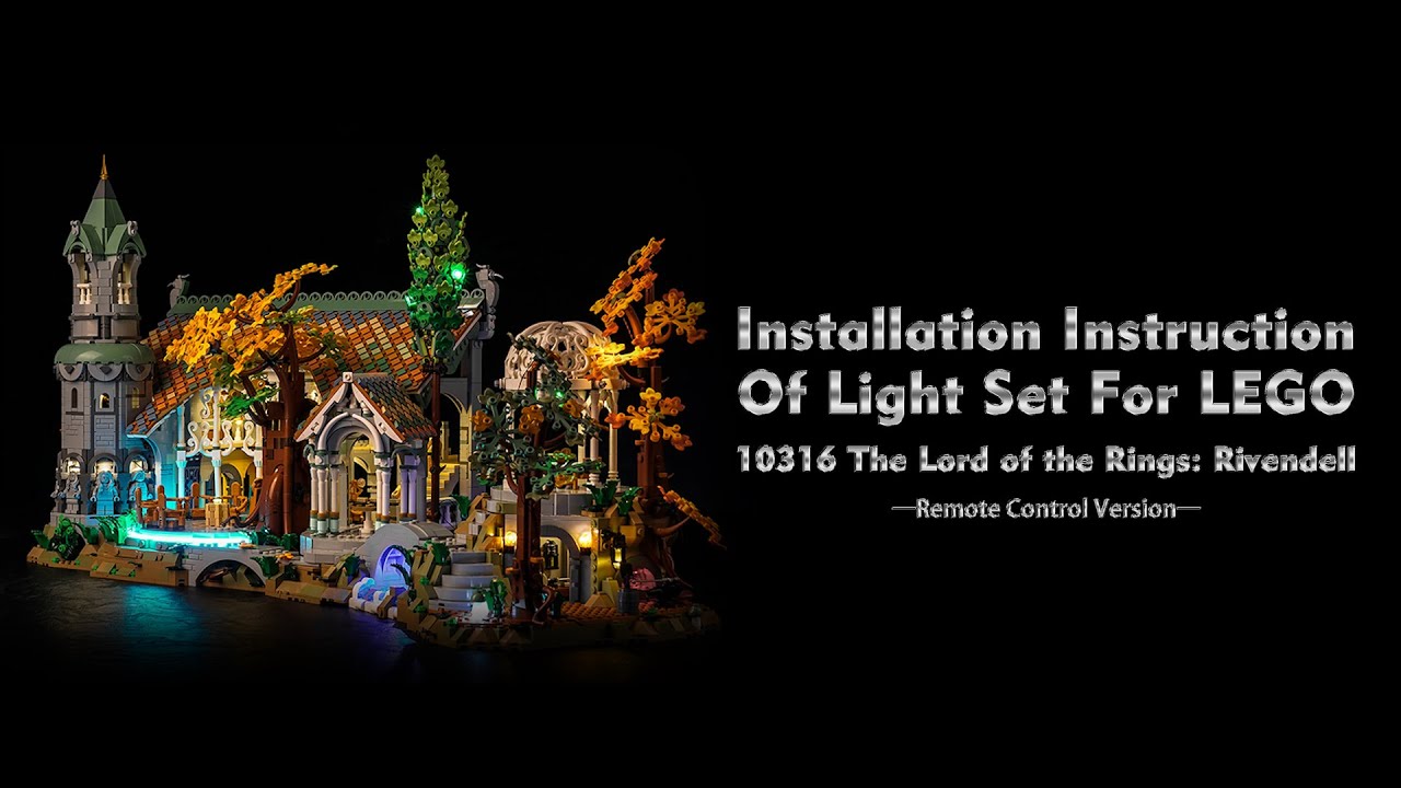 Lightailing Light Kit For THE LORD OF THE RINGS: RIVENDELL™ 10316