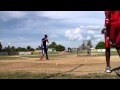 Kansas City Royals Scouts watch 14 y/o Enrique DeJesus take BP @ the Guerrero Academy in DR