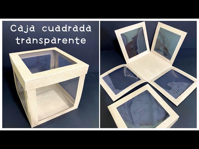 Mini Caja de Plástico Transparente, 20 Caja Pequeña con Tapa Abatible, Caja  de Plástico Transpa…