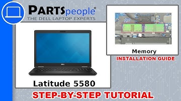 Dell Latitude 5580 (P60F001) Memory How-To Video Tutorial