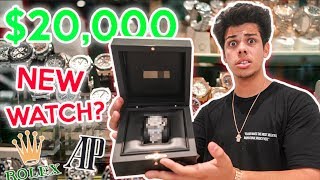 BUYING A $20,000 WATCH AT 20!!!
