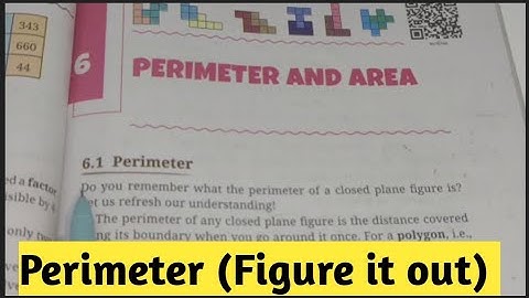 Perimeter  || Chapter -6 Perimeter and Area  | Class -6th Maths - Ganita Prakash