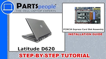 Dell Latitude D620 (PP18L) PCMCIA Express Card Slot Assembly How-To Video Tutorial