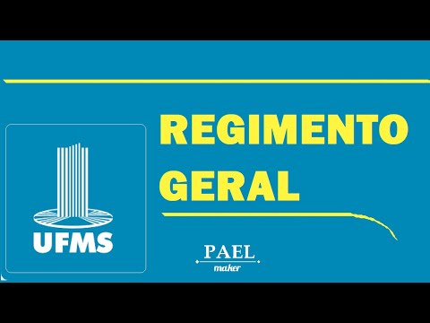 UFMS - Regimento Geral