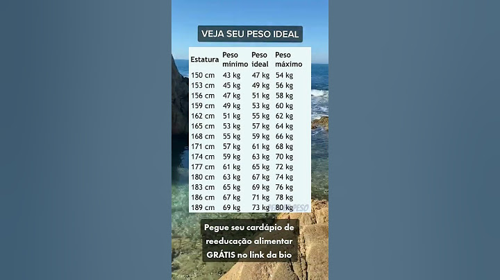 Descubra seu peso ideal de forma simples  tabela especial#shorts