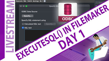 ExecuteSQL in FileMaker - for beginners - Day 1 Calvin Mosiman