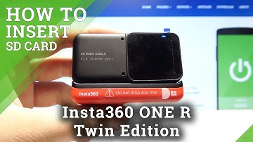 How to Input SD Card into Insta360 One R Twin Edition