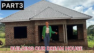 WE FINISHED THE ROOFING OF OUR 3 BEDROOM HOUSE IN UGANDA #construction #home #house #building