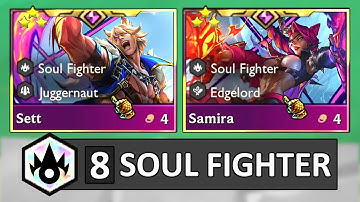 *SET 15* 8 Soul Fighter! ⭐⭐⭐ ft. 3 Star Samira + Sett | TFT K.O. Coliseum