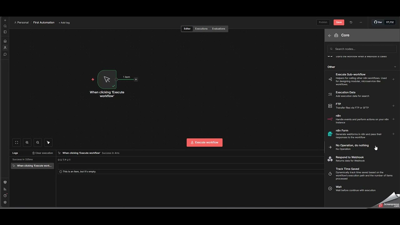 N8N Code Node Action - YouTube