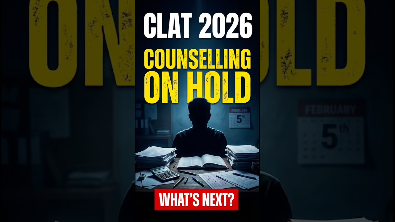 CLAT 2026 Counseling ON HOLD! 🛑 