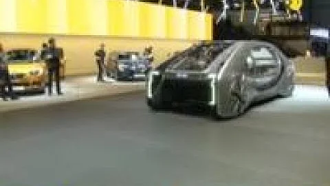 Renault unveiled self driving electric car