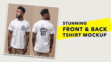 Bulk create Front and Back t-shirt mockup | Batch Replace 2 Smart Object Layers in Photoshop