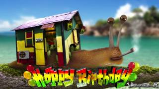 Rasta Reggae Snail Wishes You A Happy Birthday Youtube