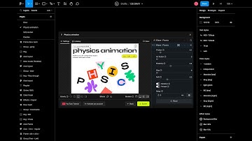 Physics animation - Plugin for Figma