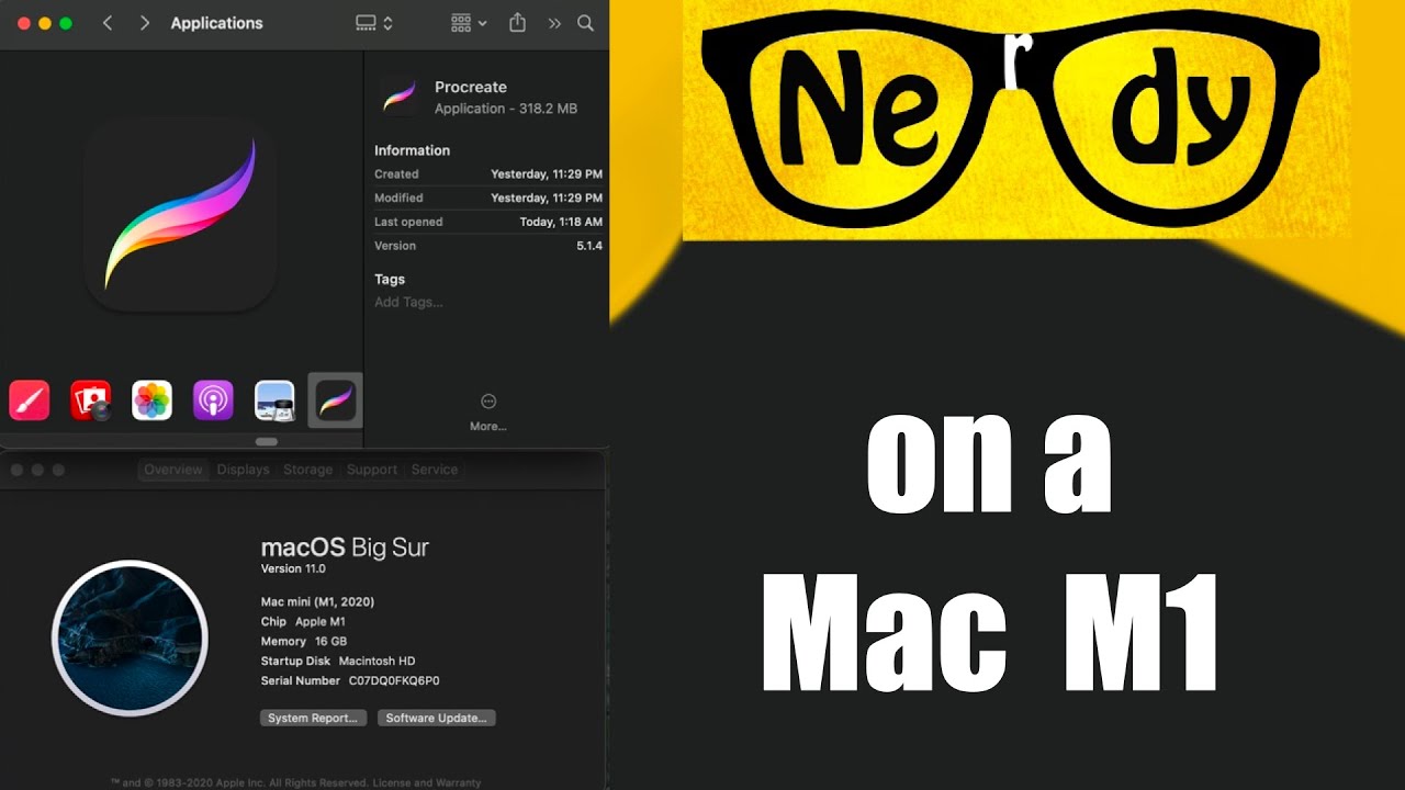 How to get Procreate on the new Mac M1 computers! | Yea I did