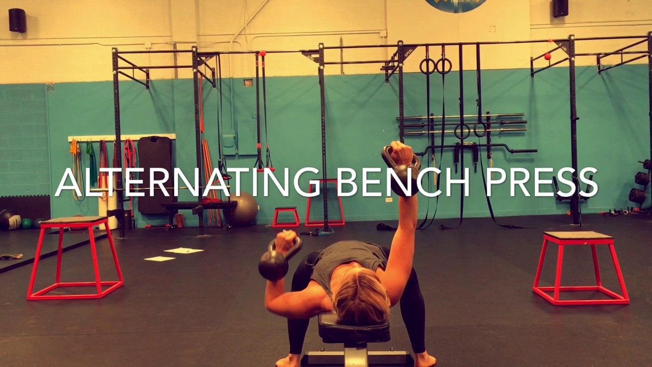 Alternating Bench Press - YouTube