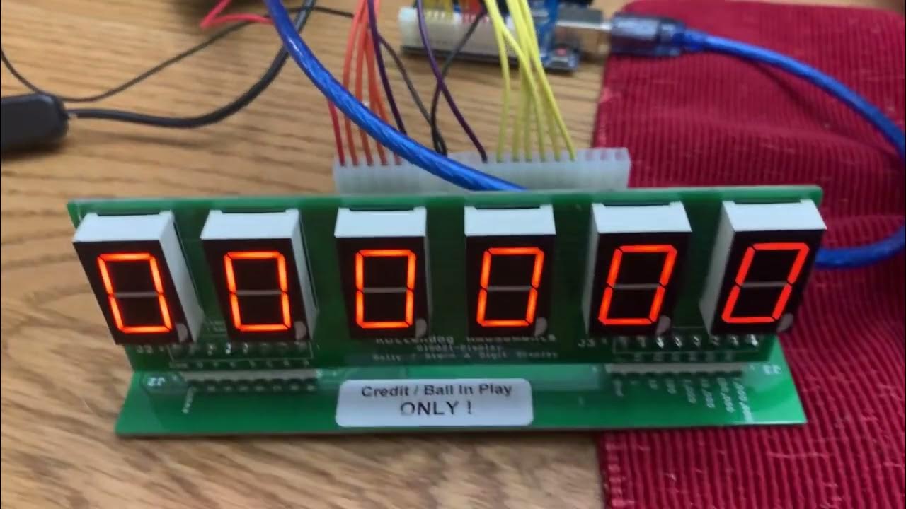 Arduino Driven Bally/Stern Display - YouTube