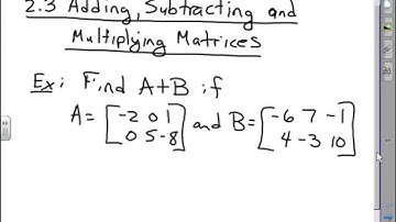 2.3 Video Notes PreCalculus
