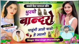सबसे बेस्ट वायरल सोंग - भुरयो बान्दरो पाडुगी आड़ो चाडो हे ज्यागो || Shersingh Dharasingh Tiger 2025
