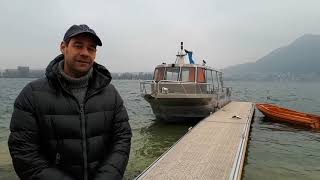 Annecy: Stéphane Tourreau plonge en apnée sur Le France pour le tournage d'un film