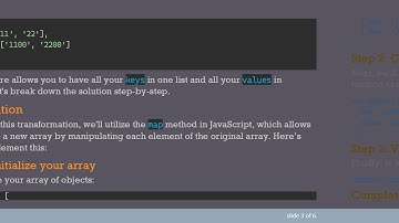 Converting Array of Objects to One Object with Key and Value Lists in JavaScript