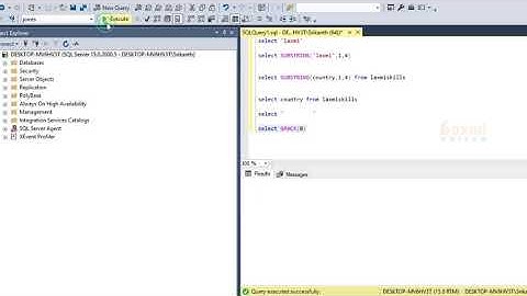 Space Function in sql Server Telugu | Space Function in sql Telugu | Sql Telugu