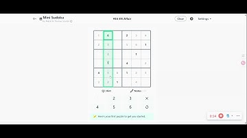 LinkedIn Mini Sudoku #84 4N Affair | Today