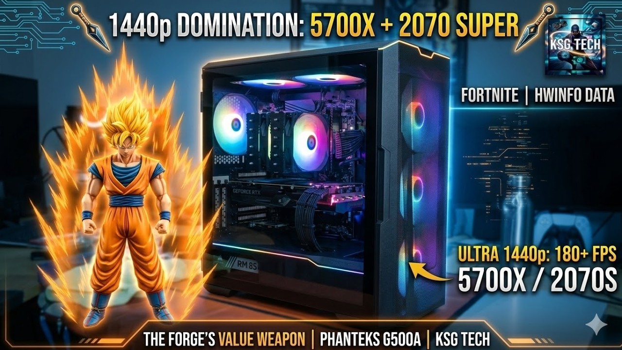 RTX 2070 Super + Ryzen 5700X — Fortnite Performance SHOCKED Me RTX 2070 Super + Ryzen 5700X — Fortnite Performance SHOCKED Me