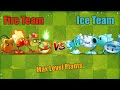 Plants vs zombies 2 max level fire vs ice team vs team pvz 2