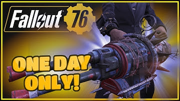 You Have 24 Hours To Get This Awesome Gun Plan - Fallout 76