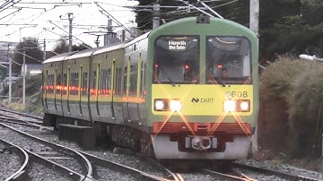 Irish Rail 8100 and 8500 Class Dart Trains - Howth Junction Station, Dublin