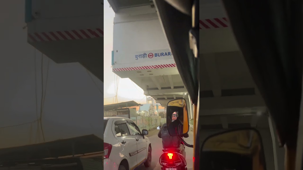 Burari metro station 