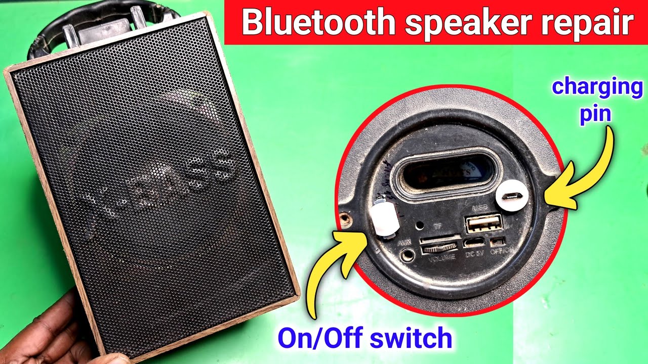 bluetooth speaker charging pin repair | bluetooth speaker on off switch ...
