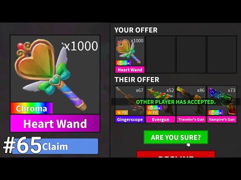 MM2 TRADING MONTAGE #65 (CRAZY WINS!) - YouTube