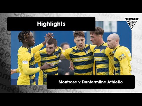 Montrose Dunfermline Goals And Highlights