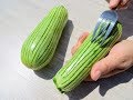 Поцарапайте кабачки для этого рецепта вилкой - будет вкуснее! Zucchini with meat