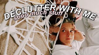 decluttering EVERYTHING I OWN to move // organize with me!