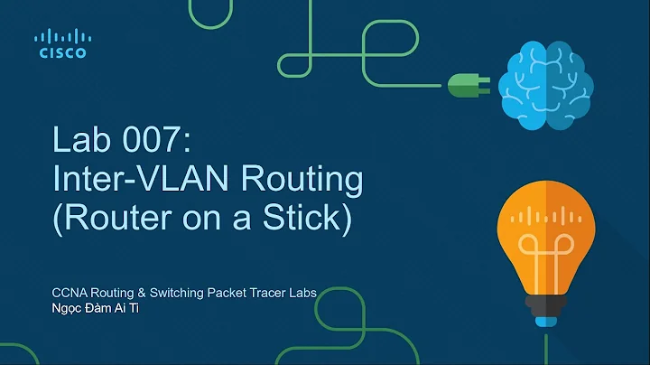 CCNA Lab 007: Inter VLAN Routing (Router on a Stick)