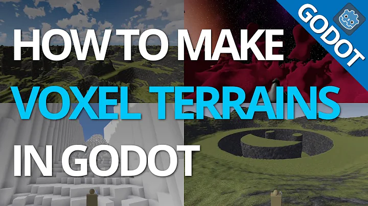 How To Make A 3D Voxel Terrain In Godot Engine 3.1-3.2 Tutorial