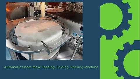 Automatic Beauty Face Sheet Mask Feeding Folding Machine