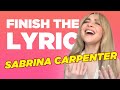 Sabrina Carpenter Covers Miley Cyrus, Selena Gomez & More | Finish The Lyric | Capital
