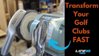 Transform Your Golf Clubs in 5 MIN with a Bench Grinder, Full DIY Buffing Polishing Guide Tutorial